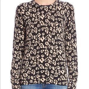Equipment cashmere sweater - leopard print